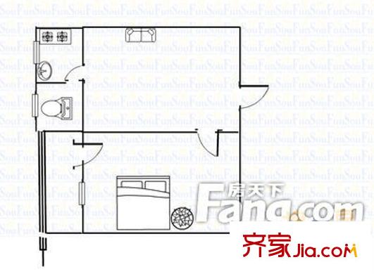 站前路外贸商住楼 户型图