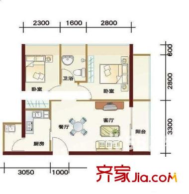 站前路外贸商住楼 户型图