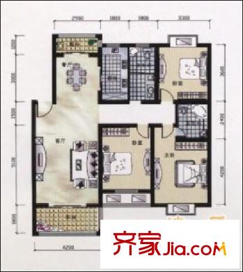 龙盛黄金港 户型图