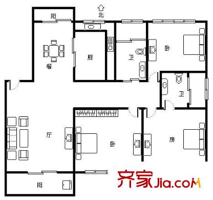 绿苑休闲住宅小区户型图123