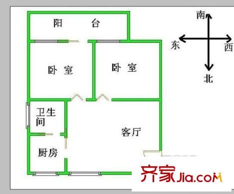 龙盛黄金港 户型图