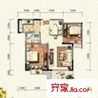 蓝湾半岛 2室 户型图