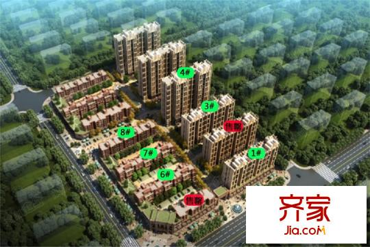 东方香颂在售楼盘标注(2015-3-17)