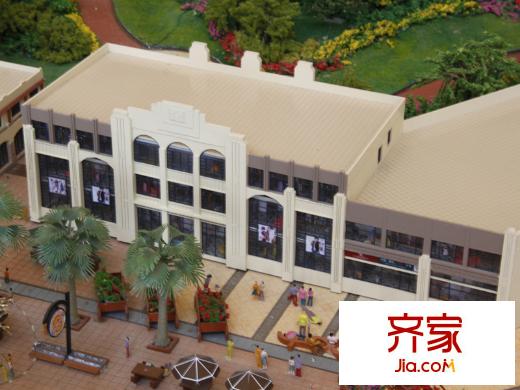 朗贤奥特莱斯小镇沙盘商铺