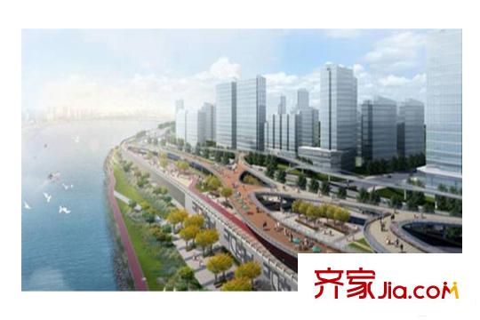 九洲上郡西侧滨江快速路(20150320)