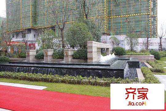 保利心语花园小区喷泉(2015-12)