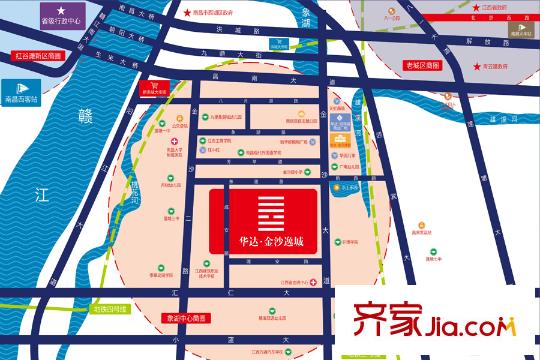 华达金沙逸城电子区位图(大)