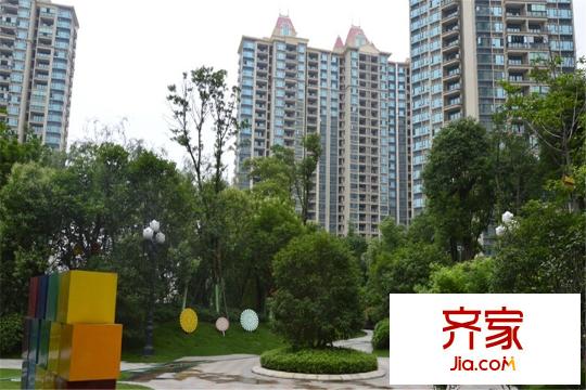 南昌恒大名都实景图小区内部实景(2015-3)