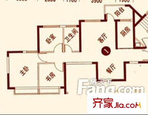 恒大名都 户型图