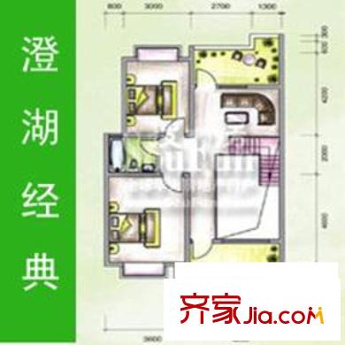 澄湖经典户型图4室3厅2卫1厨