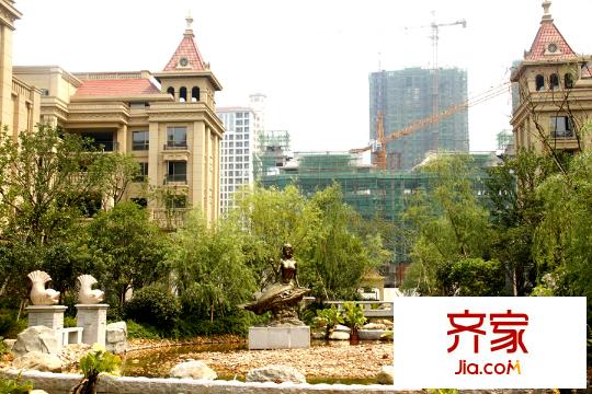 君悦府小区喷泉-未注水(2015-07)