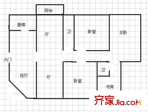 麥園齊洛瓦宿舍 戶(hù)型圖