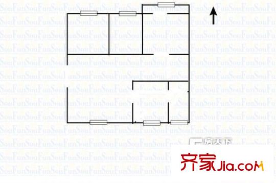 硬質(zhì)合金廠宿舍 戶型圖