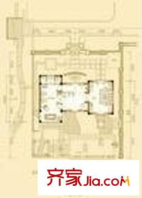 胜利广场 1室 户型图