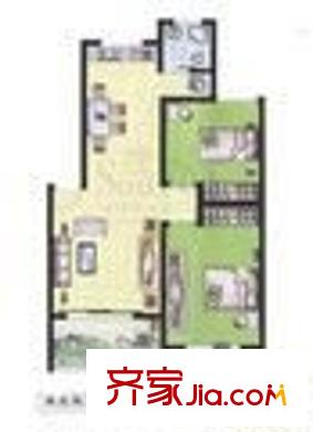 龙泽园 2室 户型图