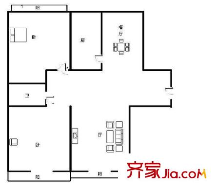 麗景苑 戶型圖