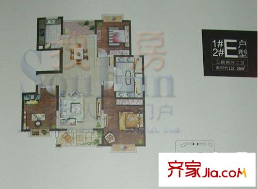 麗景苑 戶型圖