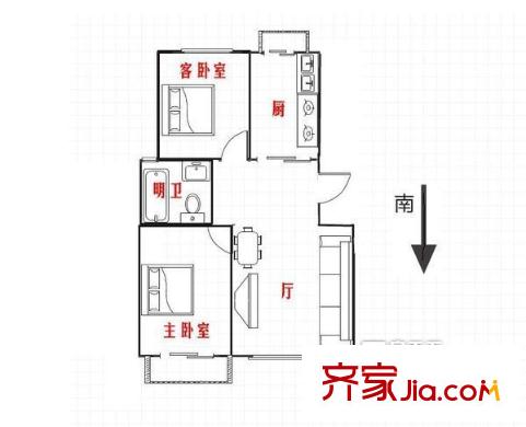 玉屏大街傳媒新居 戶型圖