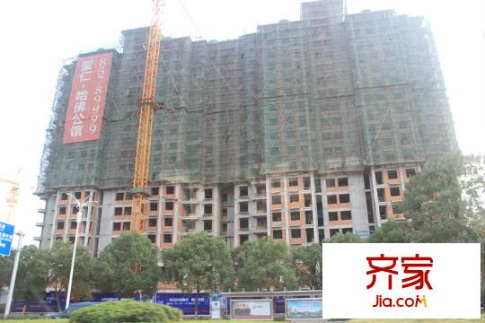 聚仁哈佛公馆项目现场工程进度(2013-10)