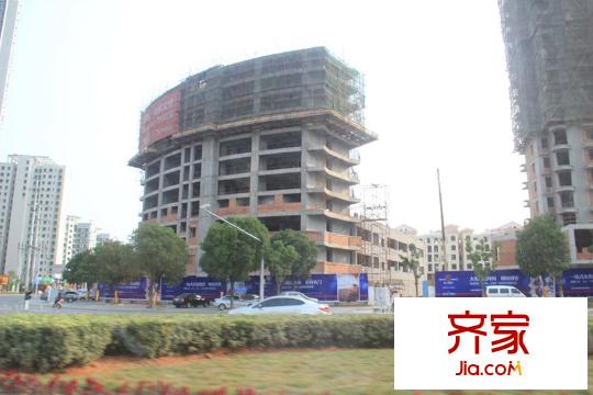 聚仁哈佛公馆项目现场工程进度(2013-10)