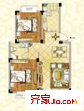 衛(wèi)東花園 2室 戶型圖