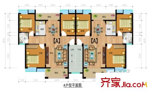 金濤御景花園 3室 戶型圖