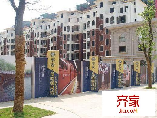 平安曼哈顿风情外景图实景