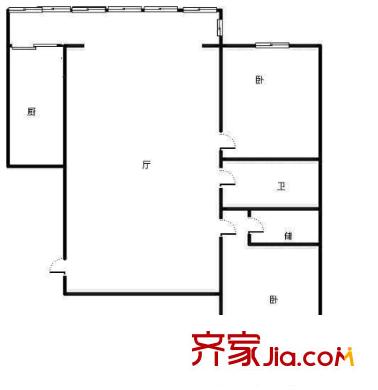 香澄苑戶型圖535d8eff7986660a3af8e838acff_500x500 2室2廳1衛(wèi)1廚