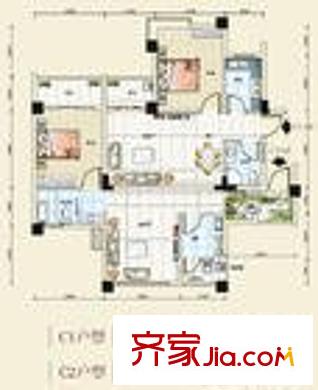 香澄苑 2室 戶型圖