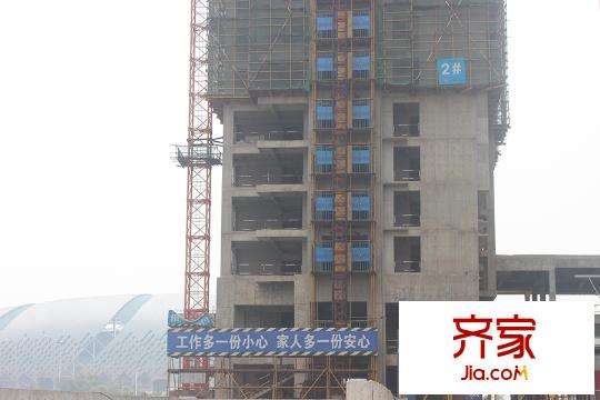 明園九龍灣項目2號高層工程進度（2015.7）