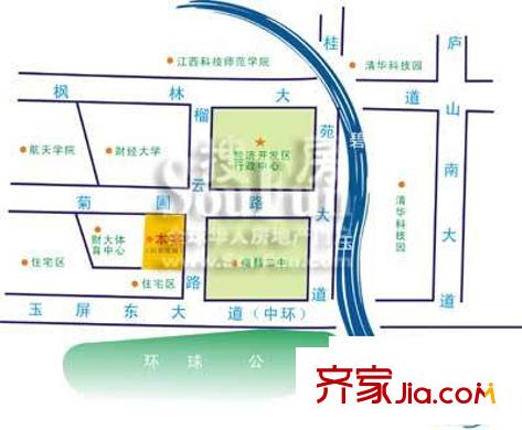 潤碧康城交通圖