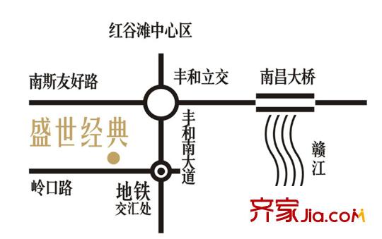 奧克斯博客城交通圖區(qū)位交通示意圖