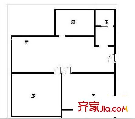 上海路搪瓷二厂宿舍 户型图