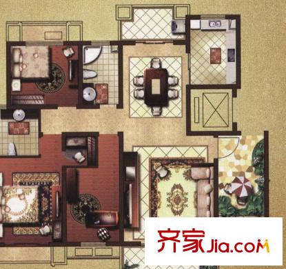 怡湖花园 户型图