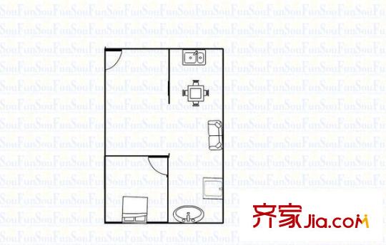 上海路搪瓷二厂宿舍 户型图