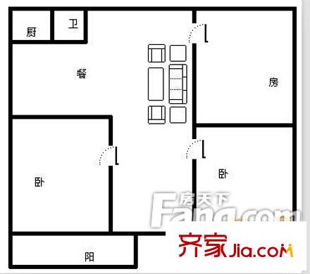 师大南路小区 户型图