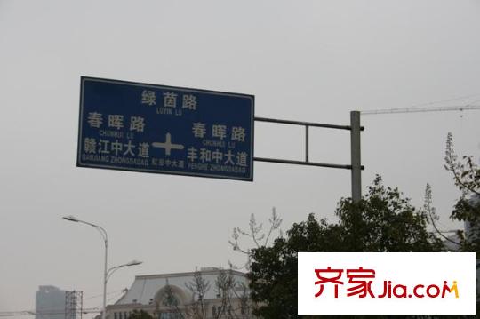 洪客隆第一街區(qū)配套圖道路指示牌