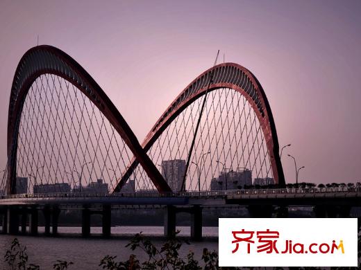 路通沁园艾溪湖大桥