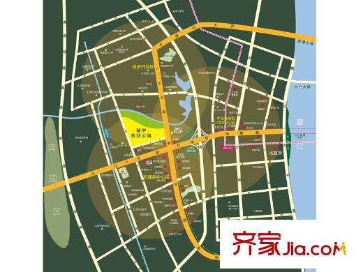 新宇拉菲公館交通圖項(xiàng)目區(qū)位示意圖