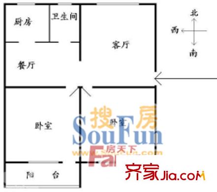 南昌环湖路2室1厅