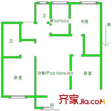 南钢生活小区户型图南钢生活区 户型图 3室2厅2卫1厨