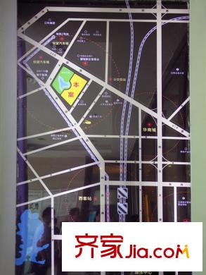 銀凱公元九瓏區(qū)位示意圖