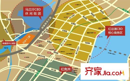 歐尚國際公館交通圖區(qū)位