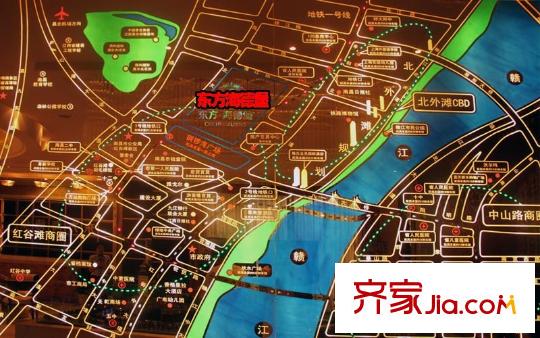 東方海德堡交通圖區(qū)位示意（2012-5-21）