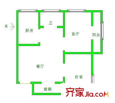 南钢生活小区户型图南钢生活区 户型图 2室2厅1卫1厨