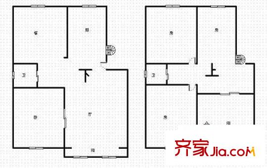 尚东大道小区 4室 户型图