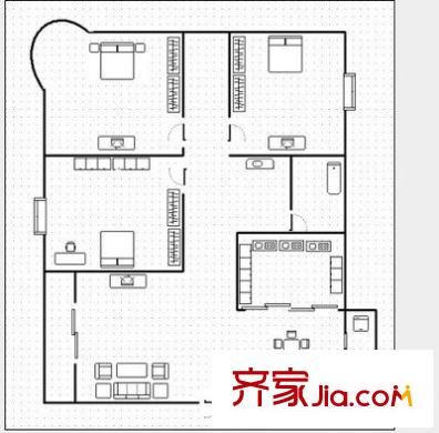 象湖源 2室 户型图