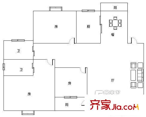 湖滨东路香溢花城3室2厅