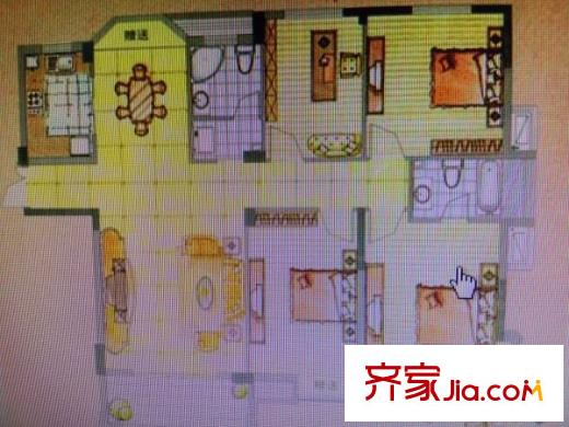 幸福時光二期 4室 戶型圖