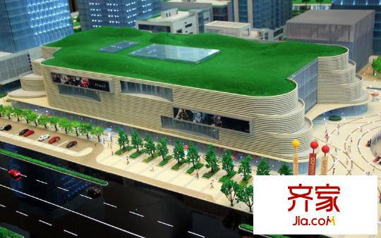綠地中央廣場(chǎng)實(shí)景圖沙盤細(xì)節(jié)（2011-9-8）